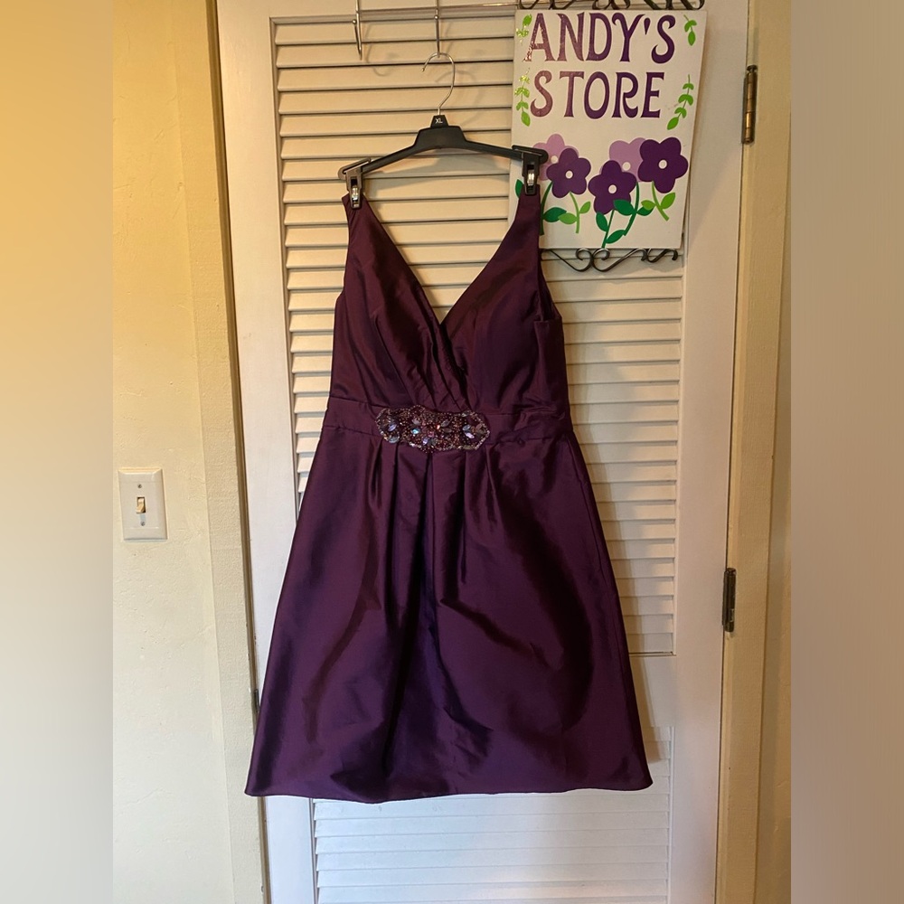 🎈Purple Lazaro BridalProm Gown Size 12